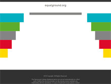 Tablet Screenshot of equalground.org